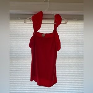 A New Day - red tank - size L